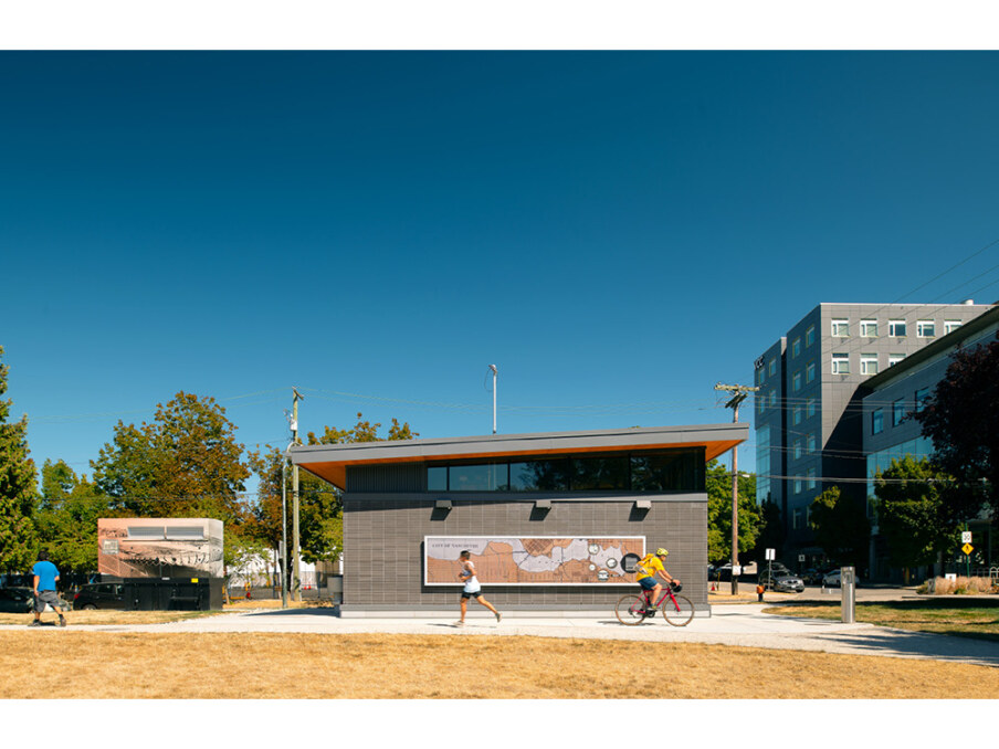 Glen Pump station - west elevation