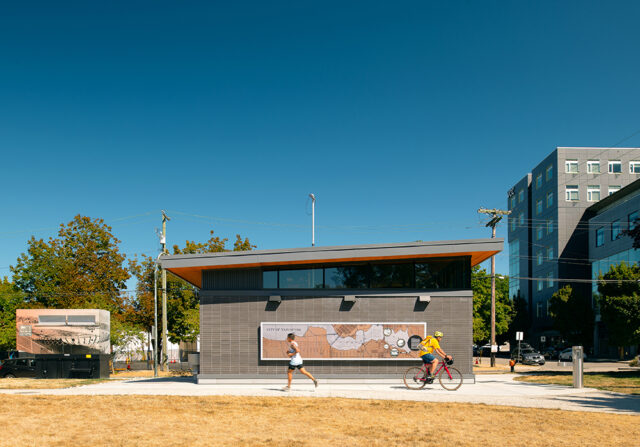 Glen Pump station - west elevation