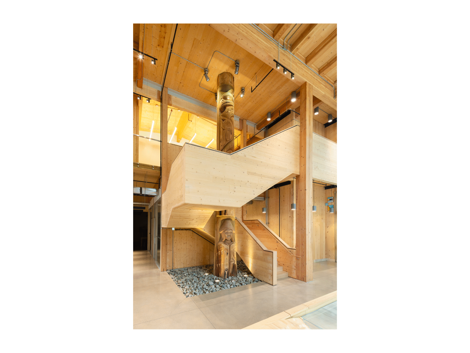 Oceanfront Squamish Presentation Centre - house post