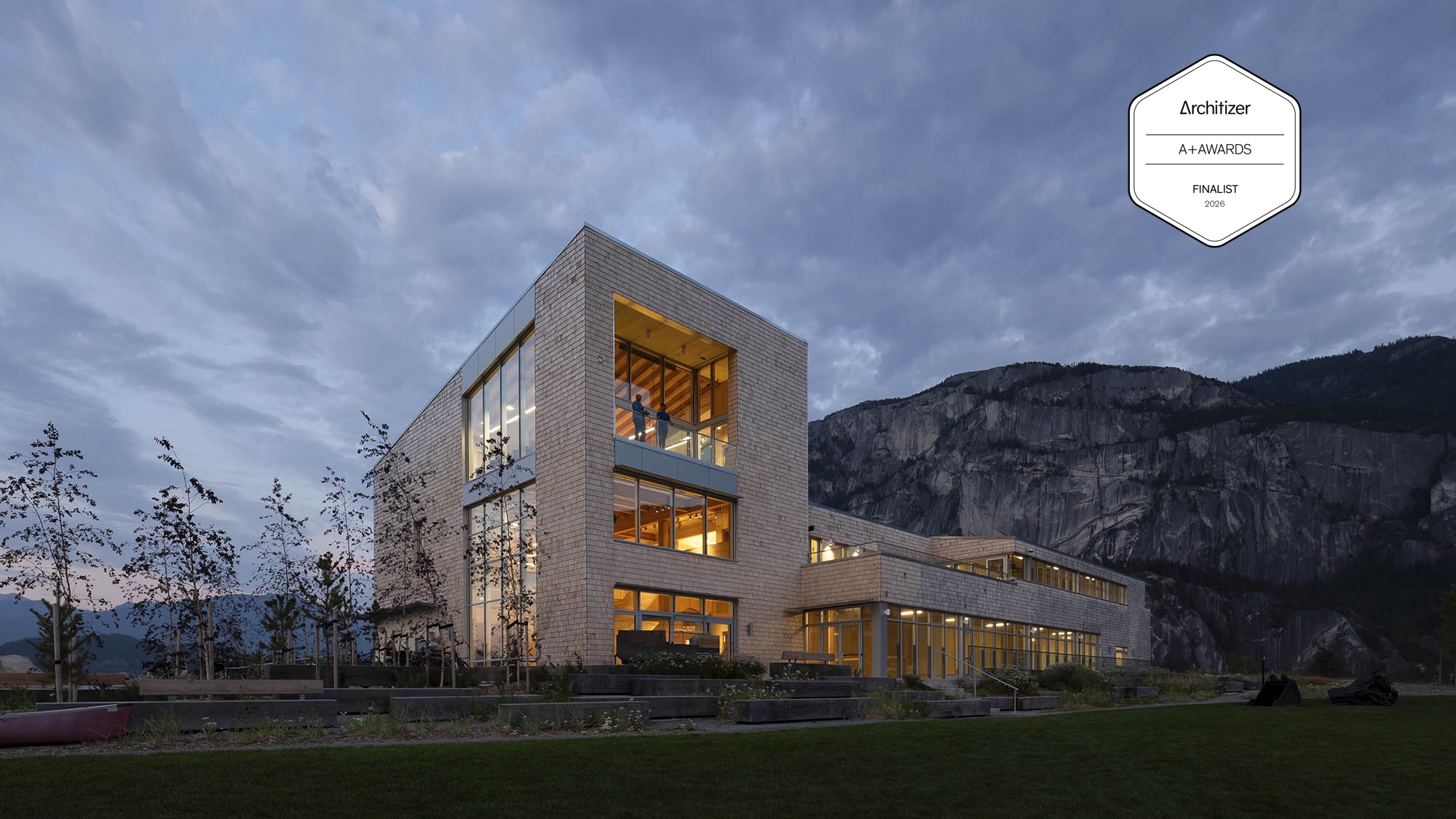 Oceanfront Squamish slide - evening Architizer
