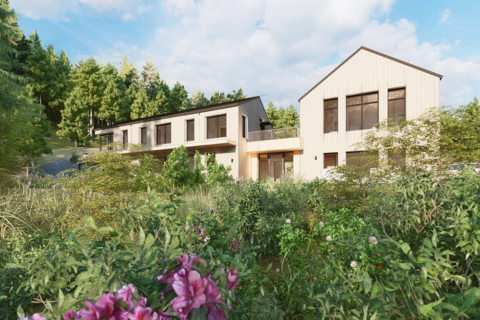 The Cape on Bowen Lot 10 house - west elevation