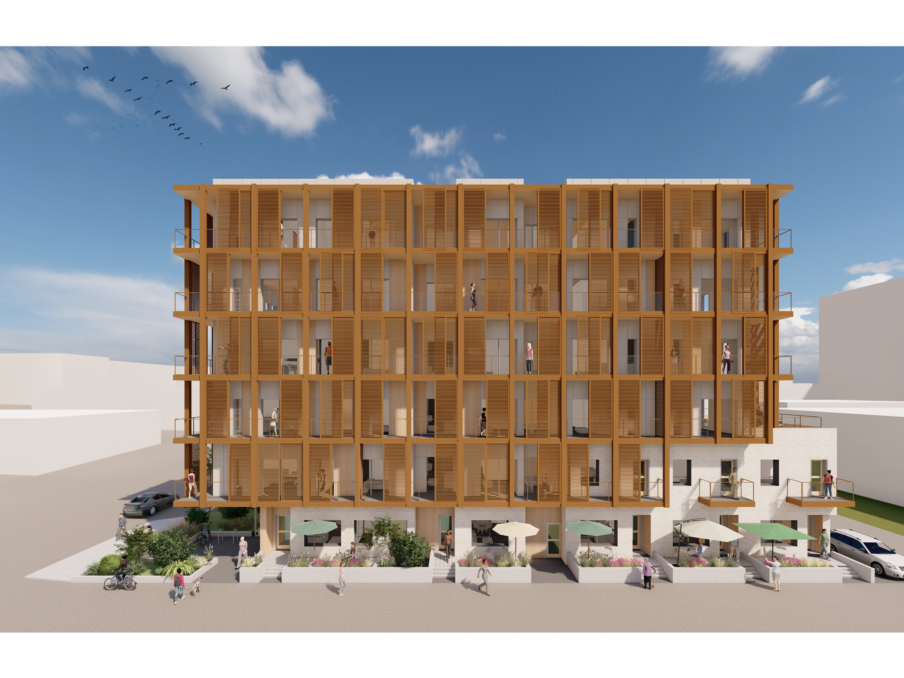 E18th_mass timber - elevation