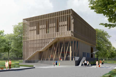 Metro Vancouver waste-to-energy facility - render